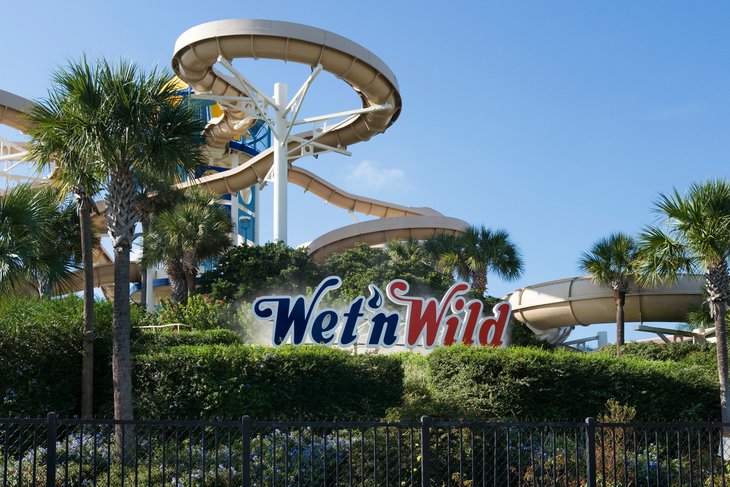 Wet n Wild Water Park, International Drive, Orlando, Florida, USA. Image shot 2007. Exact date unknown.